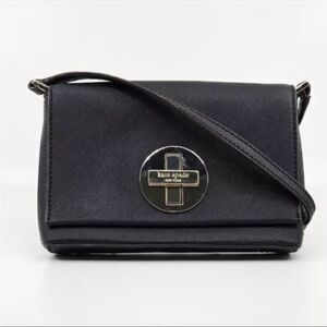 Kate Spade Black Leather Shoulder Bag